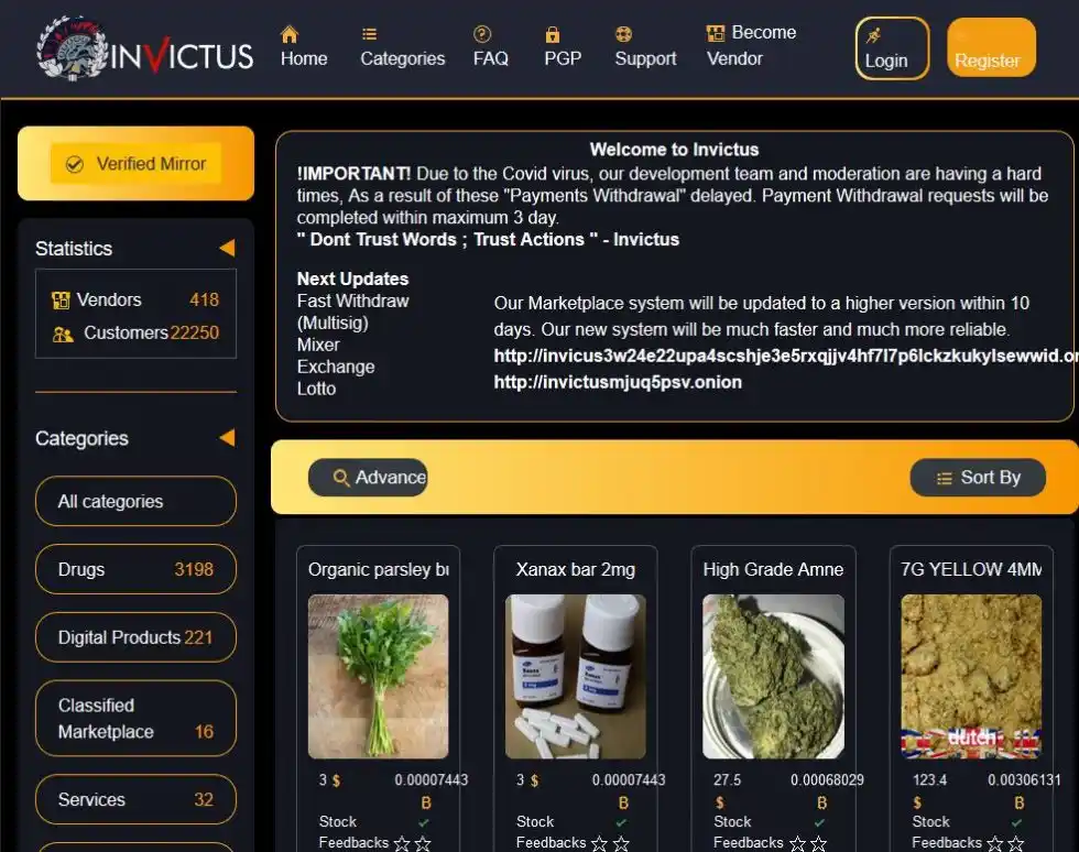 Cartel Darknet Marketplace